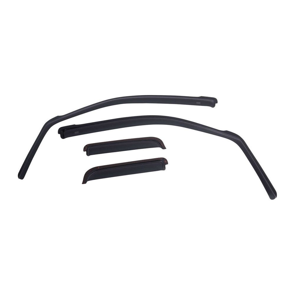 EGR In-Channel Window Visors Fits 07-18 Jeep Wrangler JKU - 575151