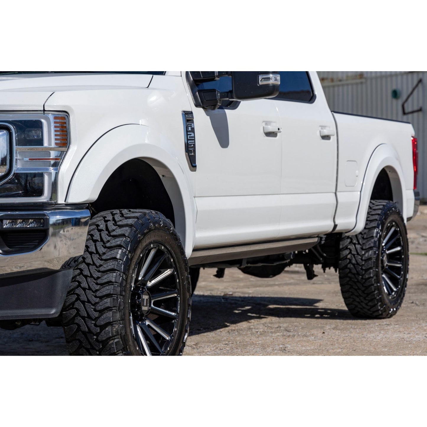 ROUGH COUNTRY Fender Flares | Sport | BN Silver Spruce | Ford F-250/F-350 Super Duty (17-22) | S-F21112-BN