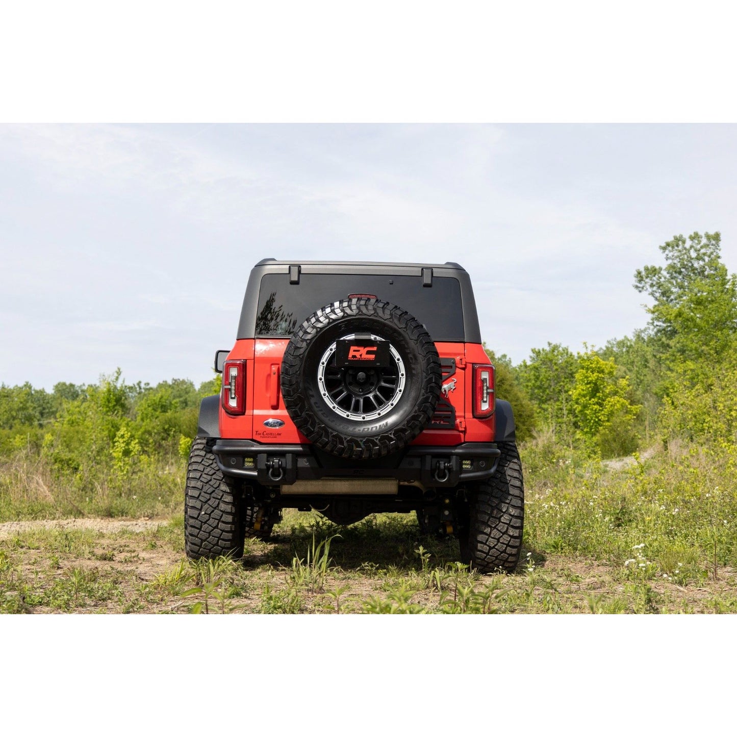ROUGH COUNTRY Rear Bumper | Tubular | Ford Bronco 4WD (2021-2025) | 51210