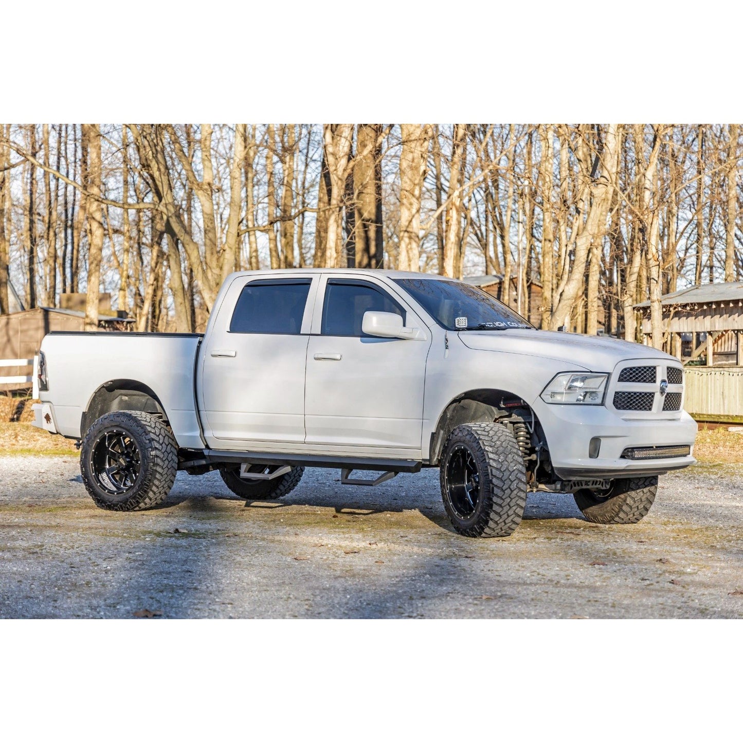 ROUGH COUNTRY SRX2 Adj Aluminum Step | Crew Cab | Ram 1500/2500/3500 2WD/4WD (2010-2018 & Classic) | 31011A