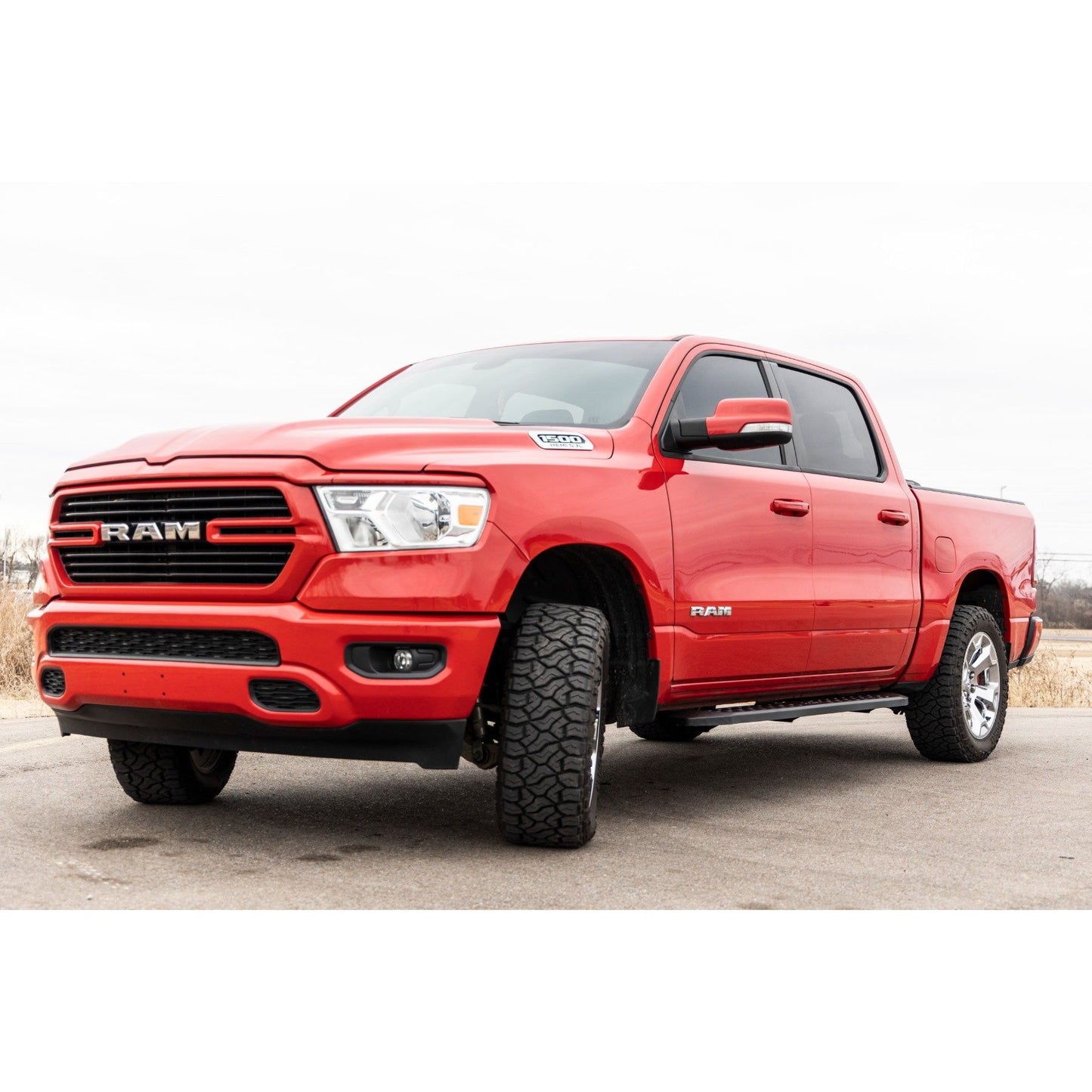 ROUGH COUNTRY RPT2 Running Boards | Crew Cab | Black | Ram 1500 (19-25)/1500 TRX (21-24) | 44004