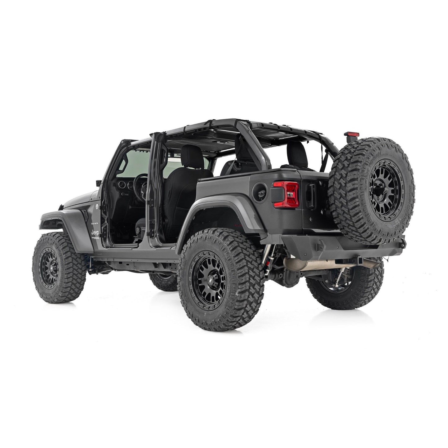 ROUGH COUNTRY Trail Cladding | Rear Corners | Jeep Wrangler JL/Wrangler Unlimited (18-25) | TC13026