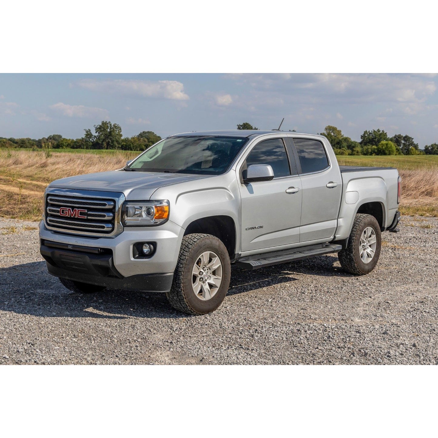 ROUGH COUNTRY HD2 Aluminum Running Boards | Crew Cab | Chevy/GMC Canyon/Colorado (15-25) | SRB151977A