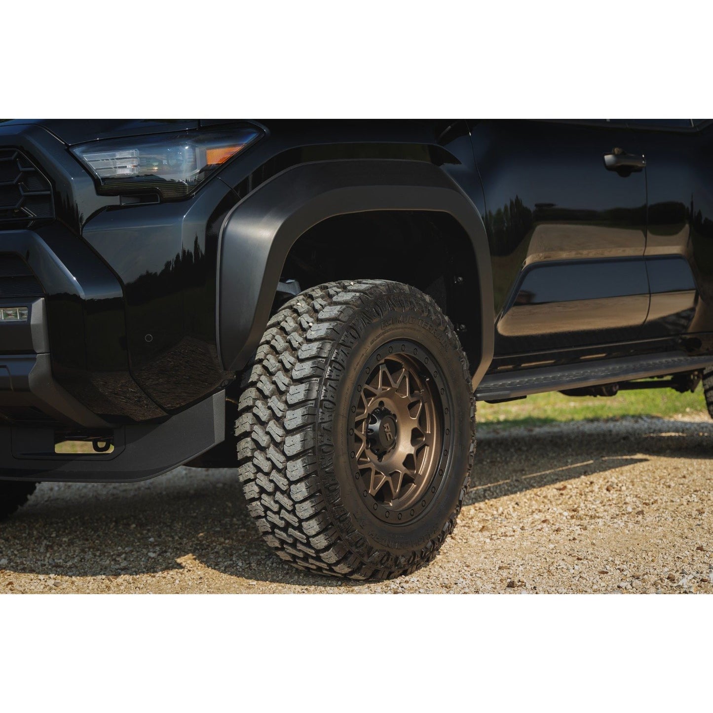 ROUGH COUNTRY Fender Flares | Sport | 202 Gloss Black | Toyota 4Runner 2WD/4WD (2025) | S-T12511-202
