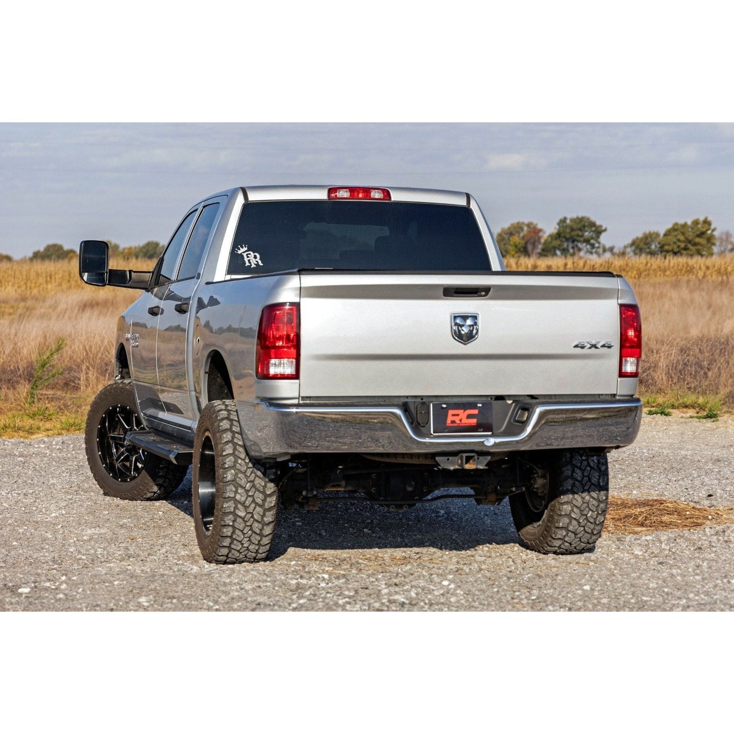 Rough Country Quad Cab HD2 Aluminum Running Boards I SRB091777A