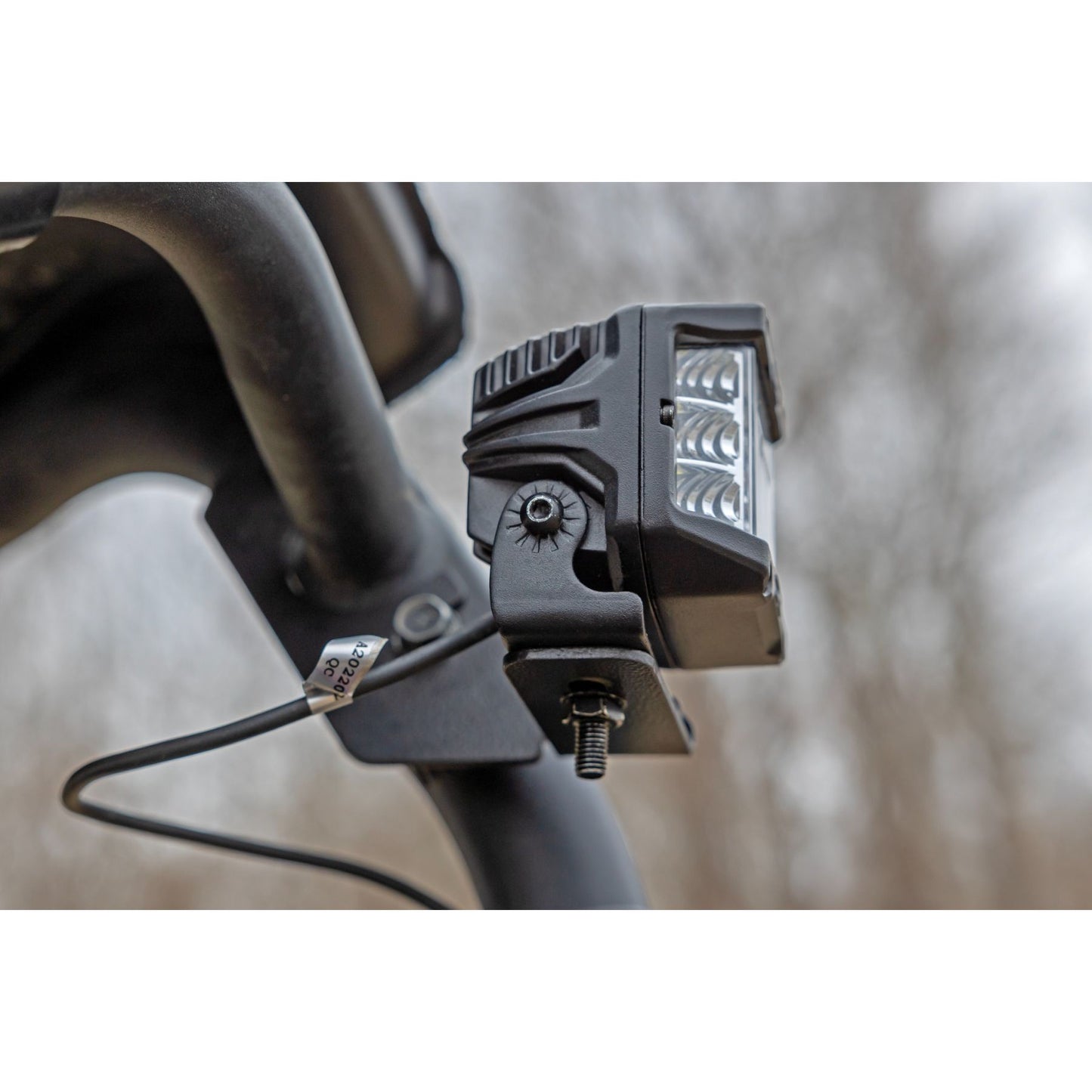 ROUGH COUNTRY LED Light Kit | Rear Mount | 2" Black Pair | Flood | Kawasaki Teryx 4 1000/Teryx4 800 | 94007