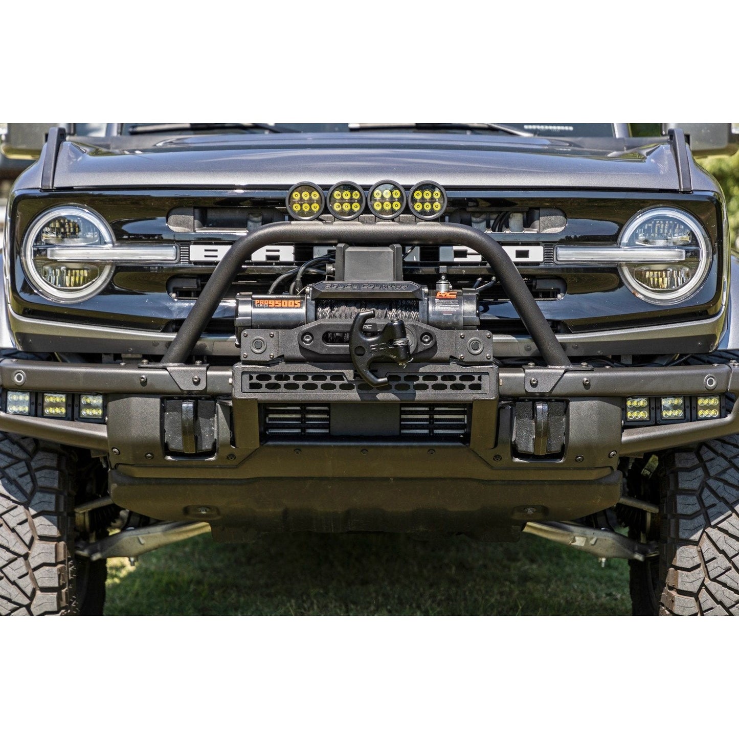 Rough Country 12" Dual Row Black Series Safari Bar I 51118
