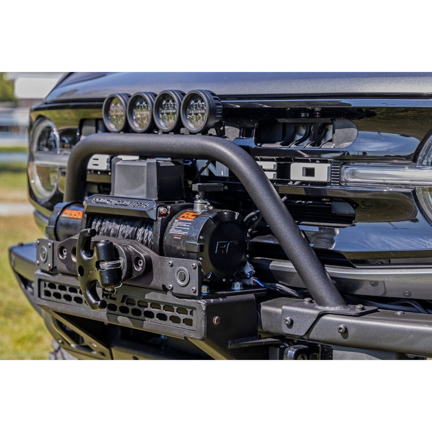Rough Country 12" DRL Black Series Single Row Safari Bar I 51117