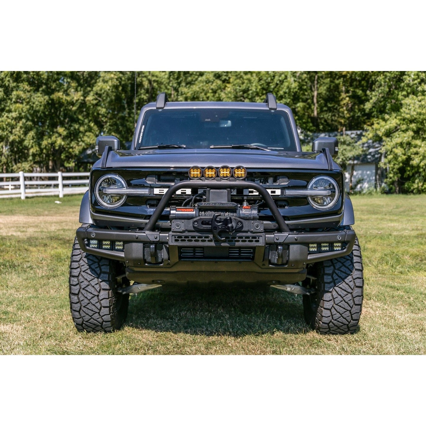 Rough Country 12" Single Row Black Series Safari Bar I 51116