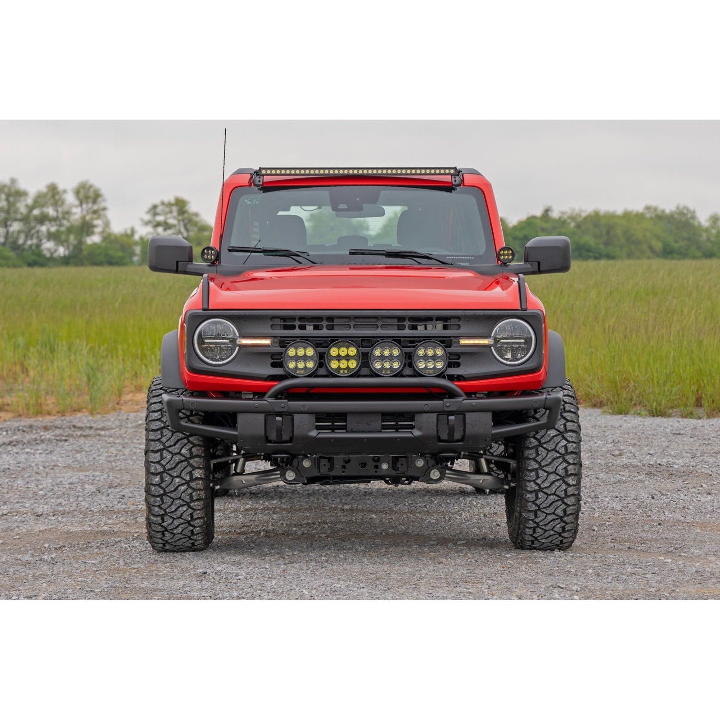 ROUGH COUNTRY Light Bar Mount | OE Modular Steel | Ford Bronco 4WD (2021-2025) | 51135