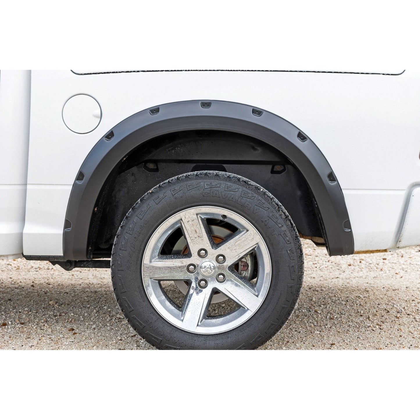 ROUGH COUNTRY Pocket Fender Flares | PXR Brilliant Black | Ram 1500 2WD/4WD (2009-2018 & Classic) | F-D10911B-PXR