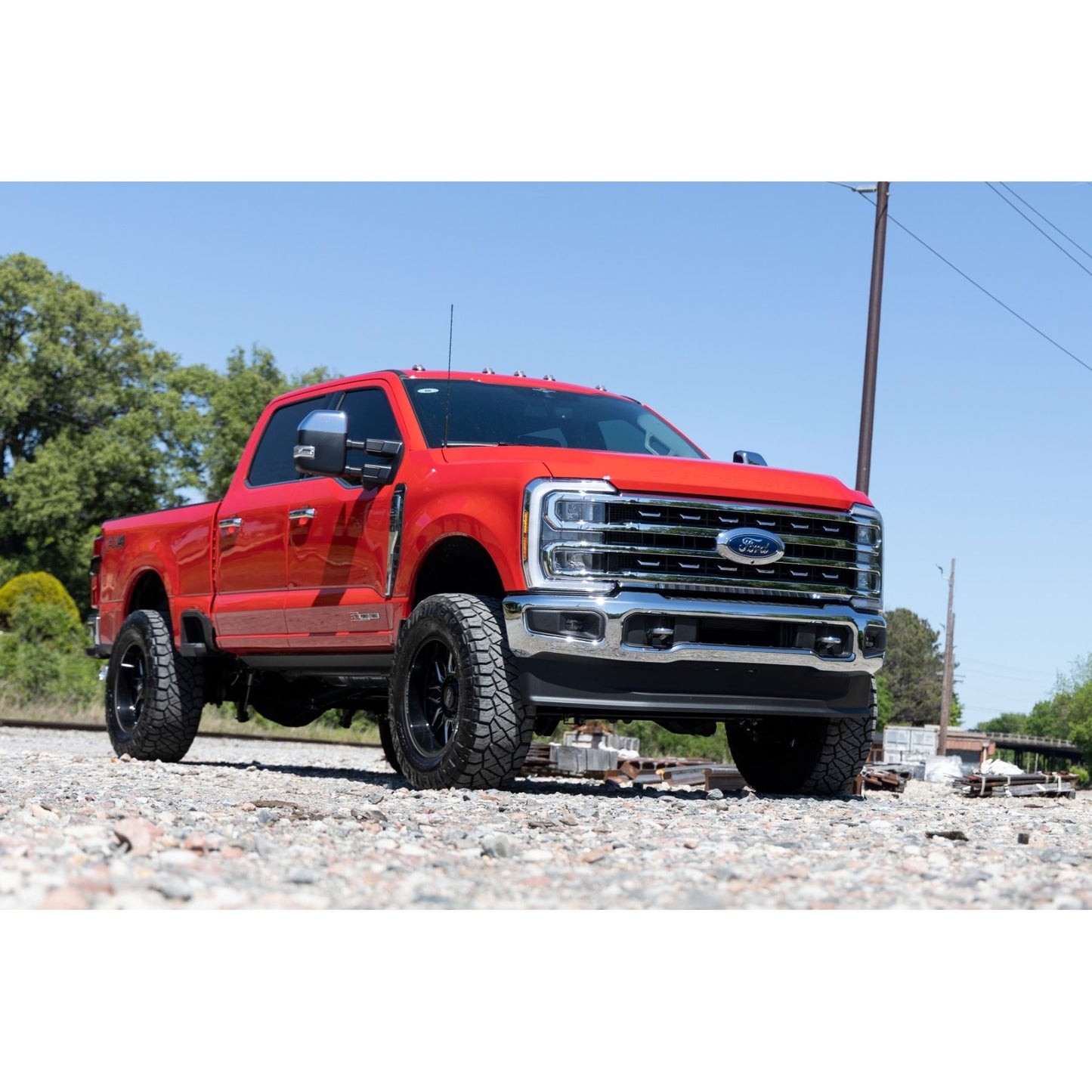 ROUGH COUNTRY 3 Inch Coilover Conversion Lift Kit | Gas | Ford F-250 Super Duty 4WD (23-25) | 43658