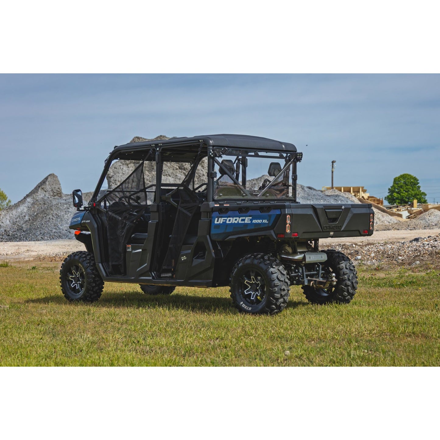 ROUGH COUNTRY LED Light Kit | Rear Mount | 2" Black Pair | Amber DRL | CFMOTO UFORCE 1000 | 96112