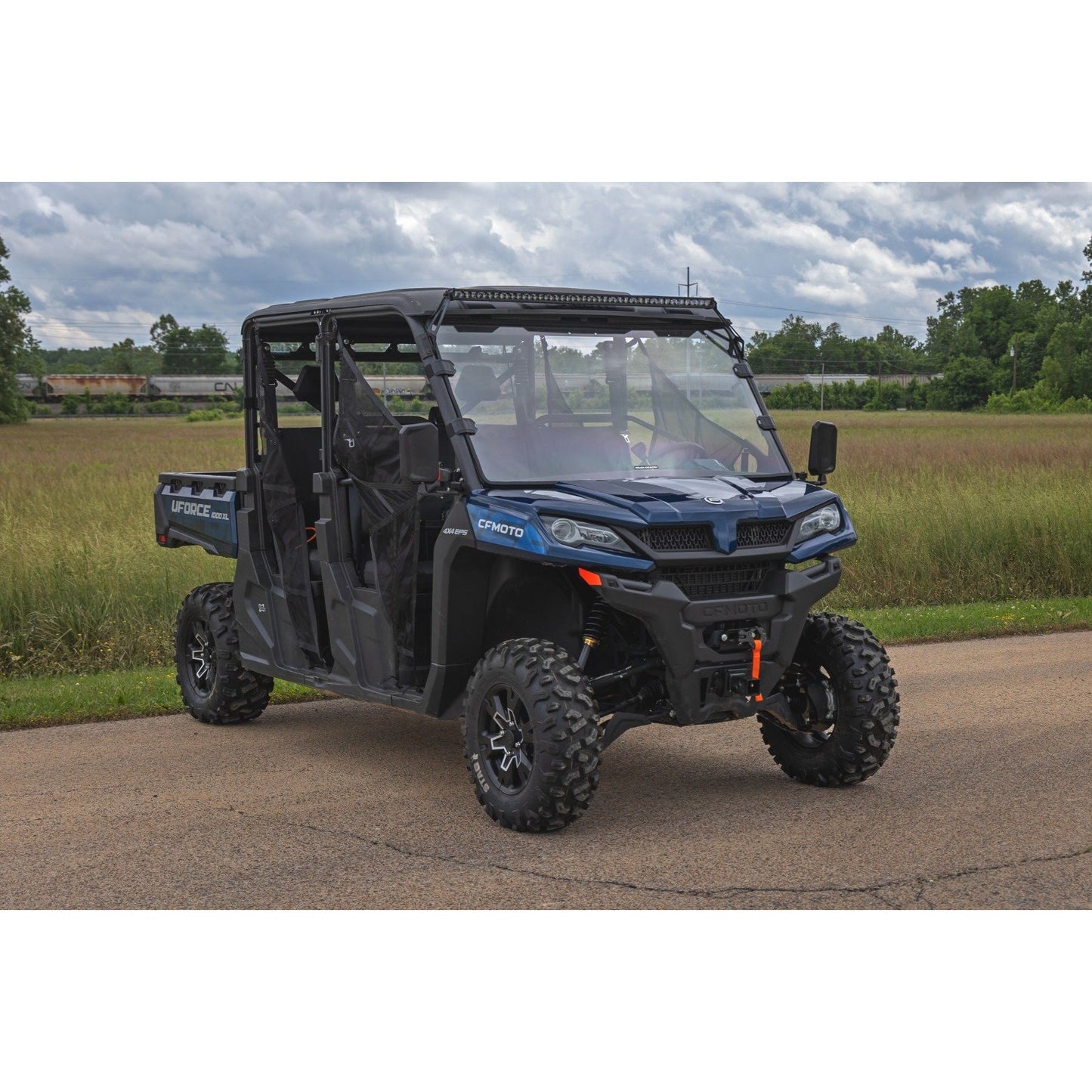 ROUGH COUNTRY LED Light Kit | Front Mount | 50" Black Single Row | CFMOTO UFORCE 1000 | 96118
