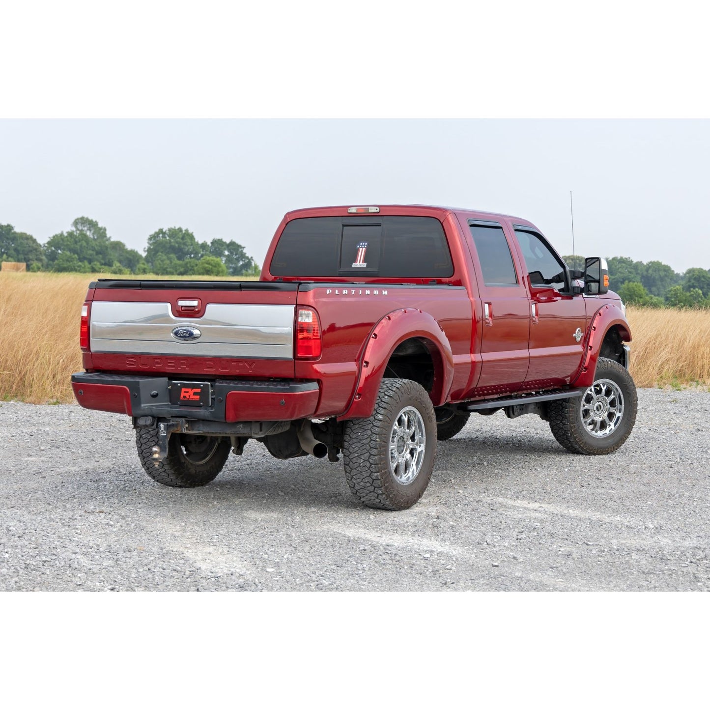 ROUGH COUNTRY RPT2 Running Board | Crew Cab | Black | Ford F-250/F-350 Super Duty (09-16) | 44009