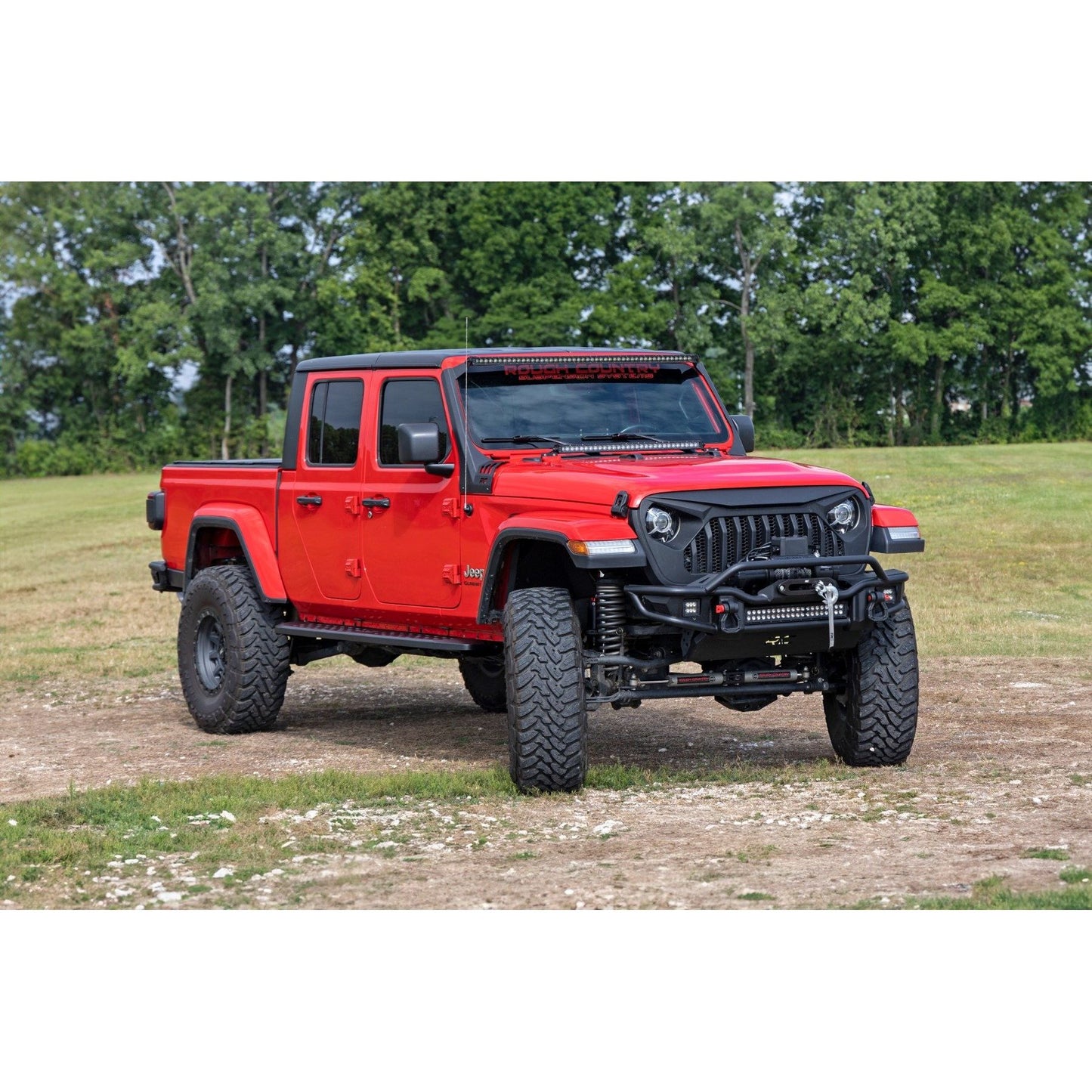 ROUGH COUNTRY RPT2 Running Board | Jeep Gladiator JT 4WD (2020-2025) | 44008