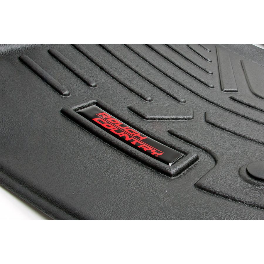 ROUGH COUNTRY Floor Mats | FR & RR | Crew Cab | Chevy/GMC 1500 (99-06 & Classic) | M-29913