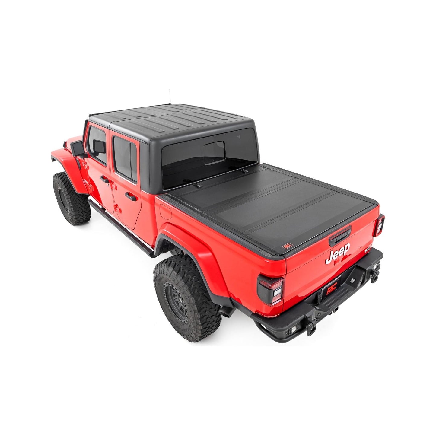 Rough Country 5' Hard Tri-Fold Flip Up Bed Cover I 49620500