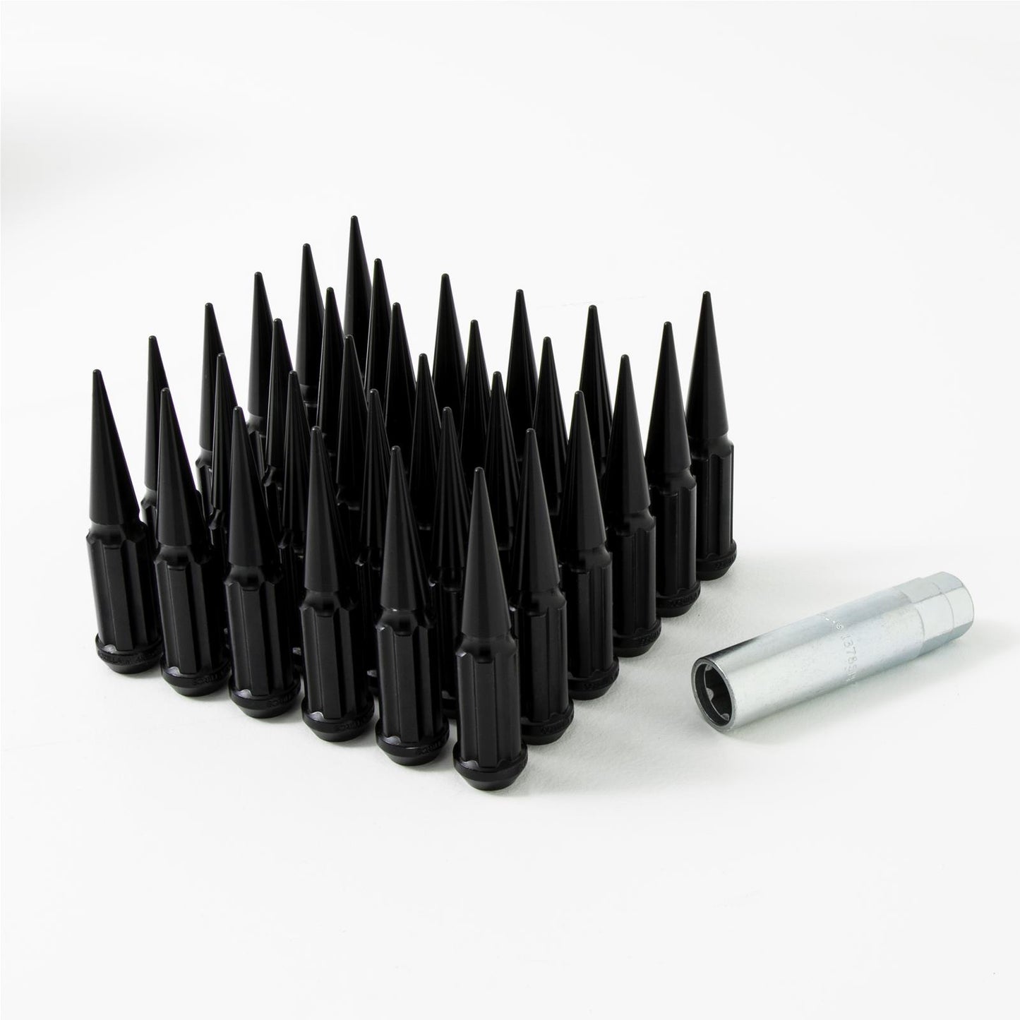 Gorilla Lug Nuts 8 LUG 14X1.5 SPIKE LUG INSTALL KIT (BLACK 32PC) SPK8-14150B
