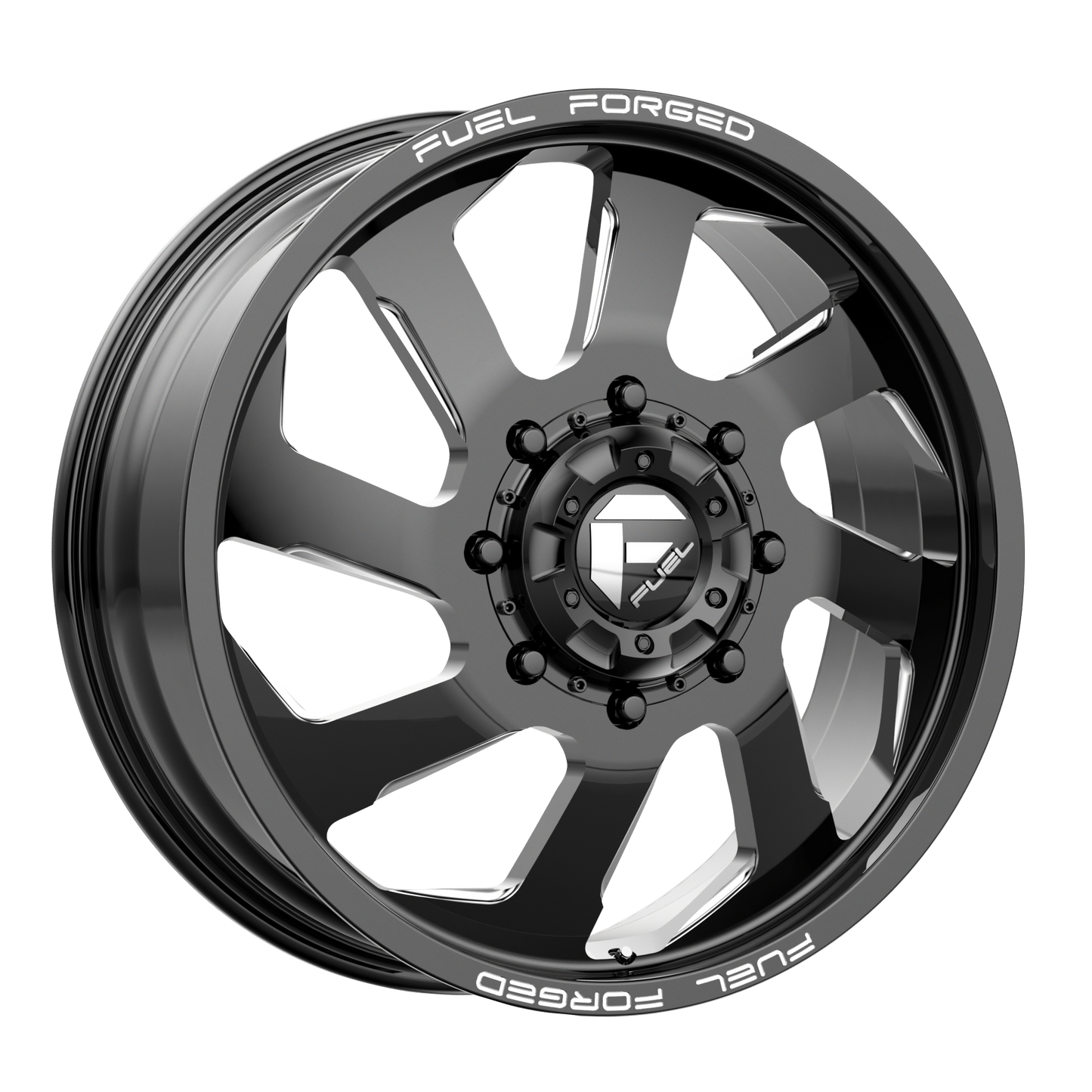 Fuel 1PC DD39 FF39D GLOSS BLACK MILLED