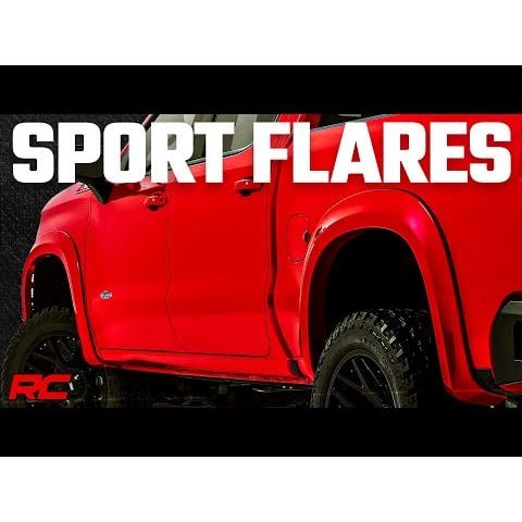 Rough Country M7 | Carbonized Gray Fender Flares I S-F20911A-M7