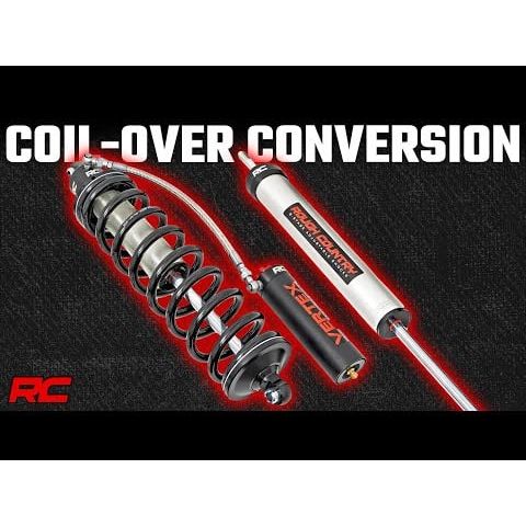 Rough Country Vertex Adjustable Shocks 4.5 Inch Coilover Conversion Lift Kit I 53459