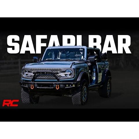 Rough Country 12" DRL Black Series Single Row Safari Bar I 51117