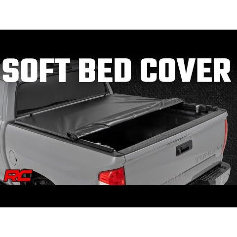 Rough Country 5'10" Bed | Short Bed Soft Roll Up Bed Cover I 42120580