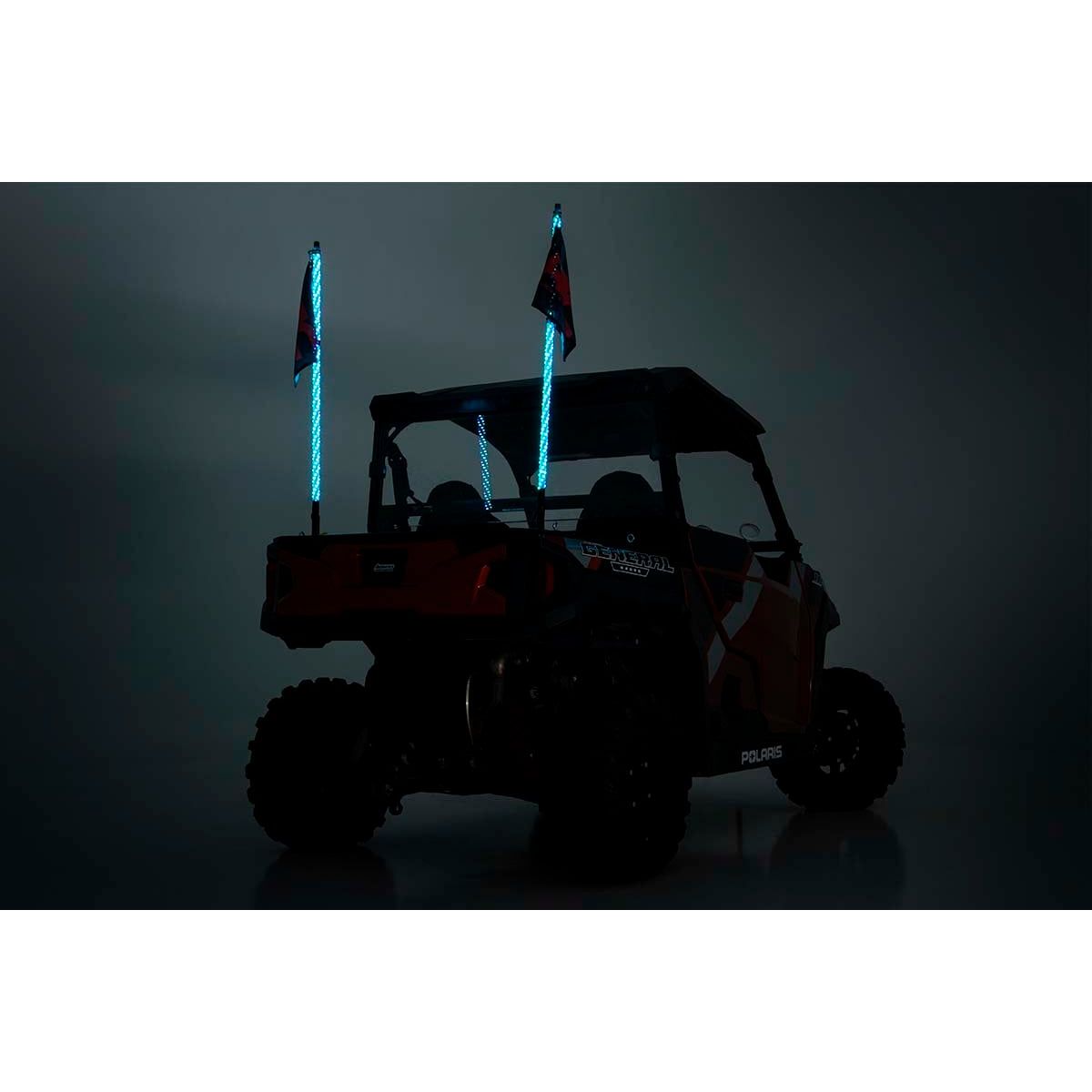 ROUGH COUNTRY Multi-Color LED | Whip | 4' Long | Pair | 93004