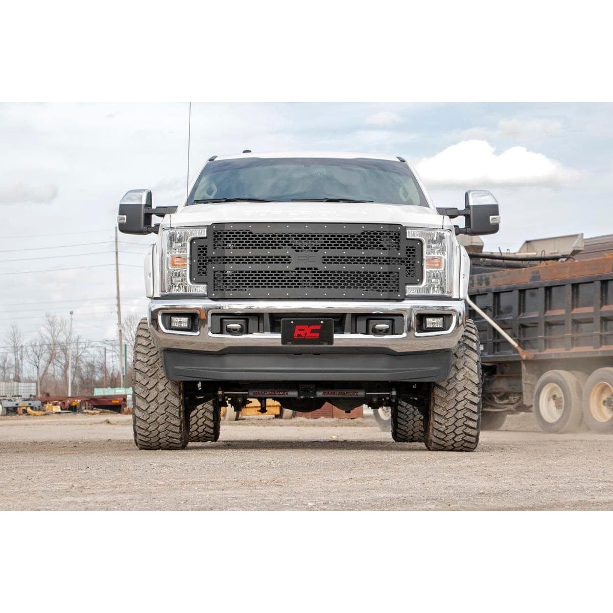 ROUGH COUNTRY Mesh Grille | Ford F-250/F-350 Super Duty 2WD/4WD (2017-2019) | 70213