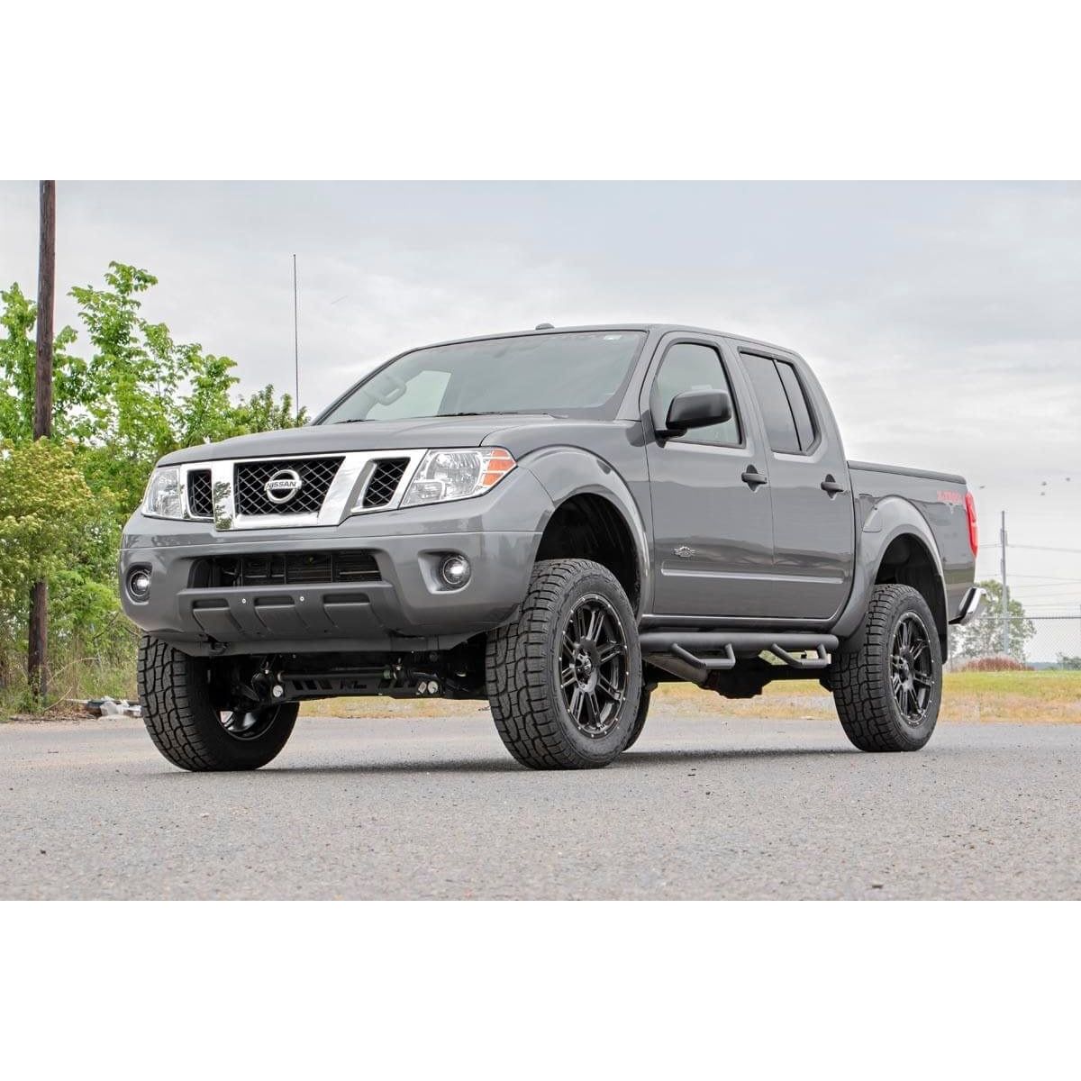 ROUGH COUNTRY 2 Inch Black Series LED Light Pods | SAE Fog | Pair | 70907