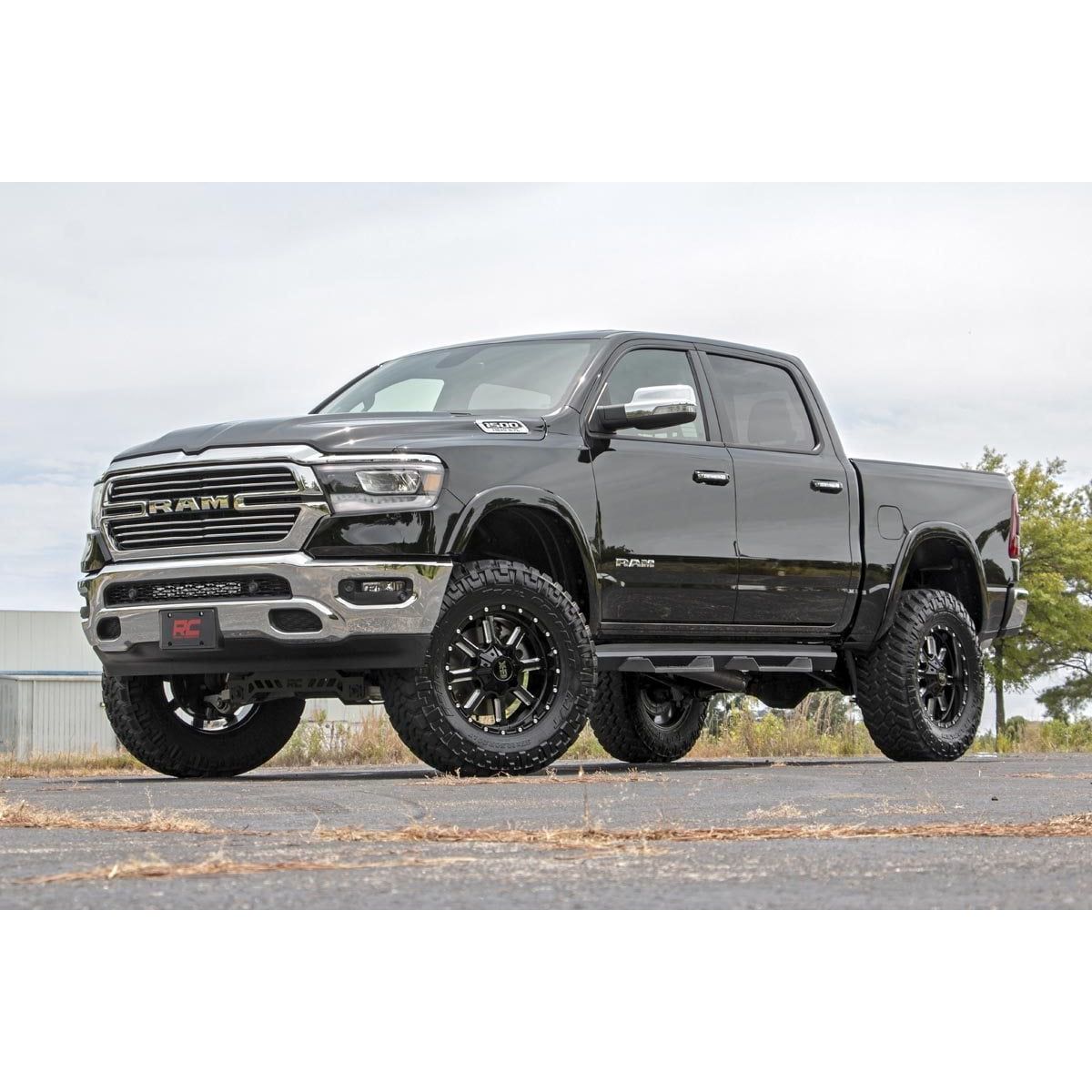 ROUGH COUNTRY LED Light Kit | Bumper Mount | 20" Black Dual Row | Ram 1500 2WD/4WD (19-24) | 70779