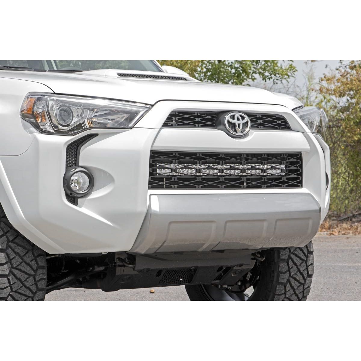 ROUGH COUNTRY LED Light Kit | Bumper Mount | 30" Black Dual Row | Toyota 4Runner (14-20) | 70786