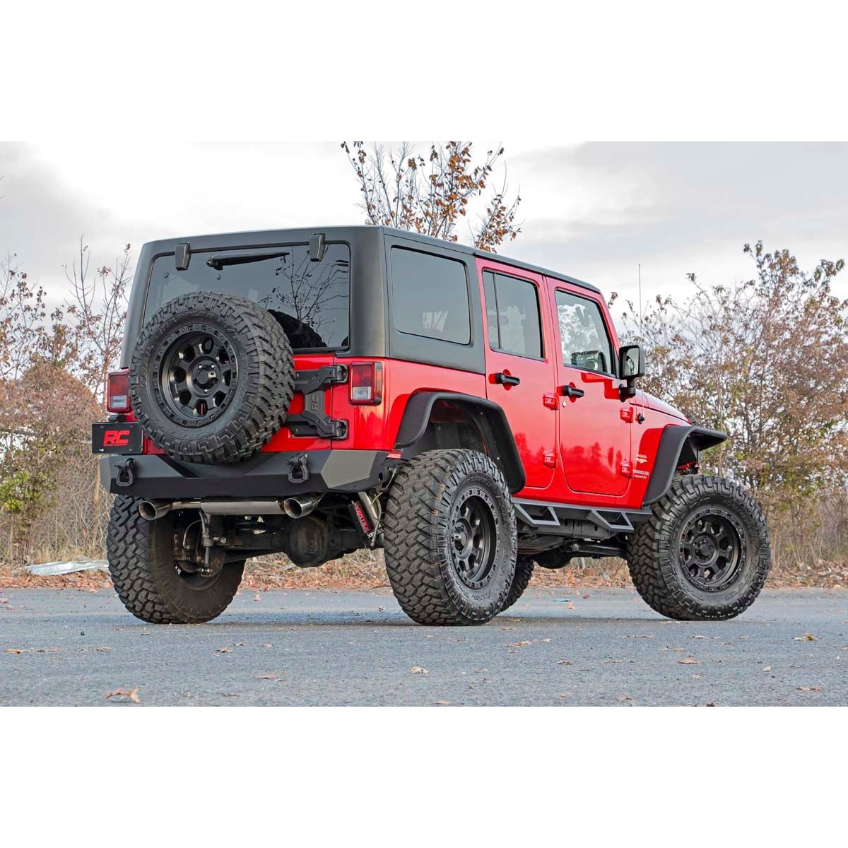 ROUGH COUNTRY Heavy Duty Tire Carrier | Jeep Wrangler JK/Wrangler Unlimited (2007-2018) | 10523