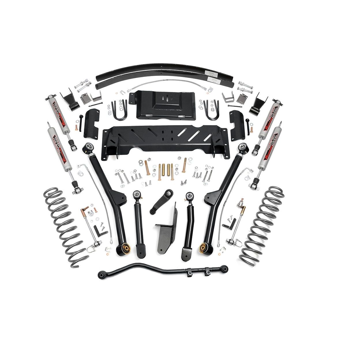 ROUGH COUNTRY 4.5 Inch Lift Kit | Long Arm | AAL | NP242 | Jeep Cherokee XJ 4WD (1984-2001) | 61622