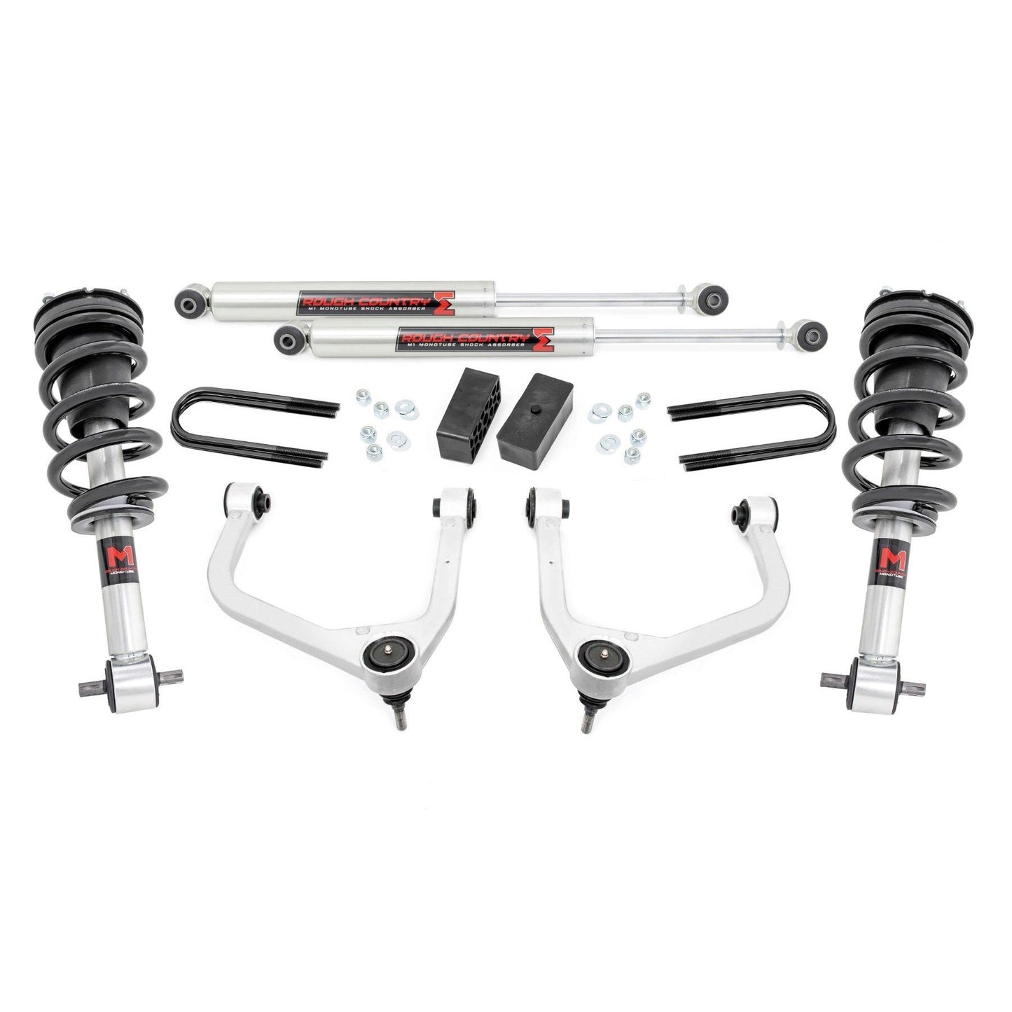 ROUGH COUNTRY 3.5 Inch Lift Kit | Mono Leaf Rear | M1 Struts/M1 | GMC Sierra 1500 (25-26) | 28840_A