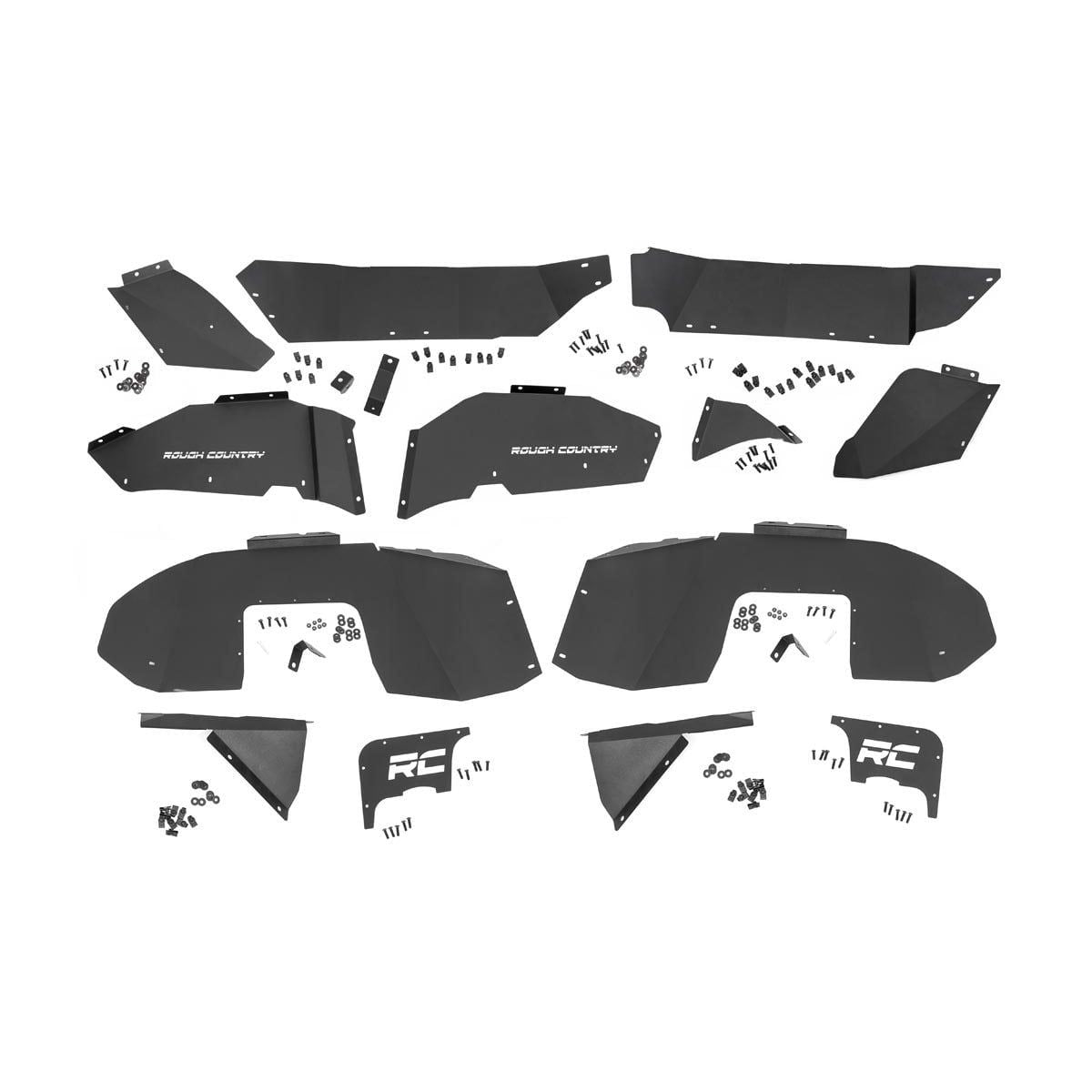 ROUGH COUNTRY Inner Fenders | FR & RR | Jeep Wrangler JL (18-25)/Wrangler Unlimited (18-25) | 10499