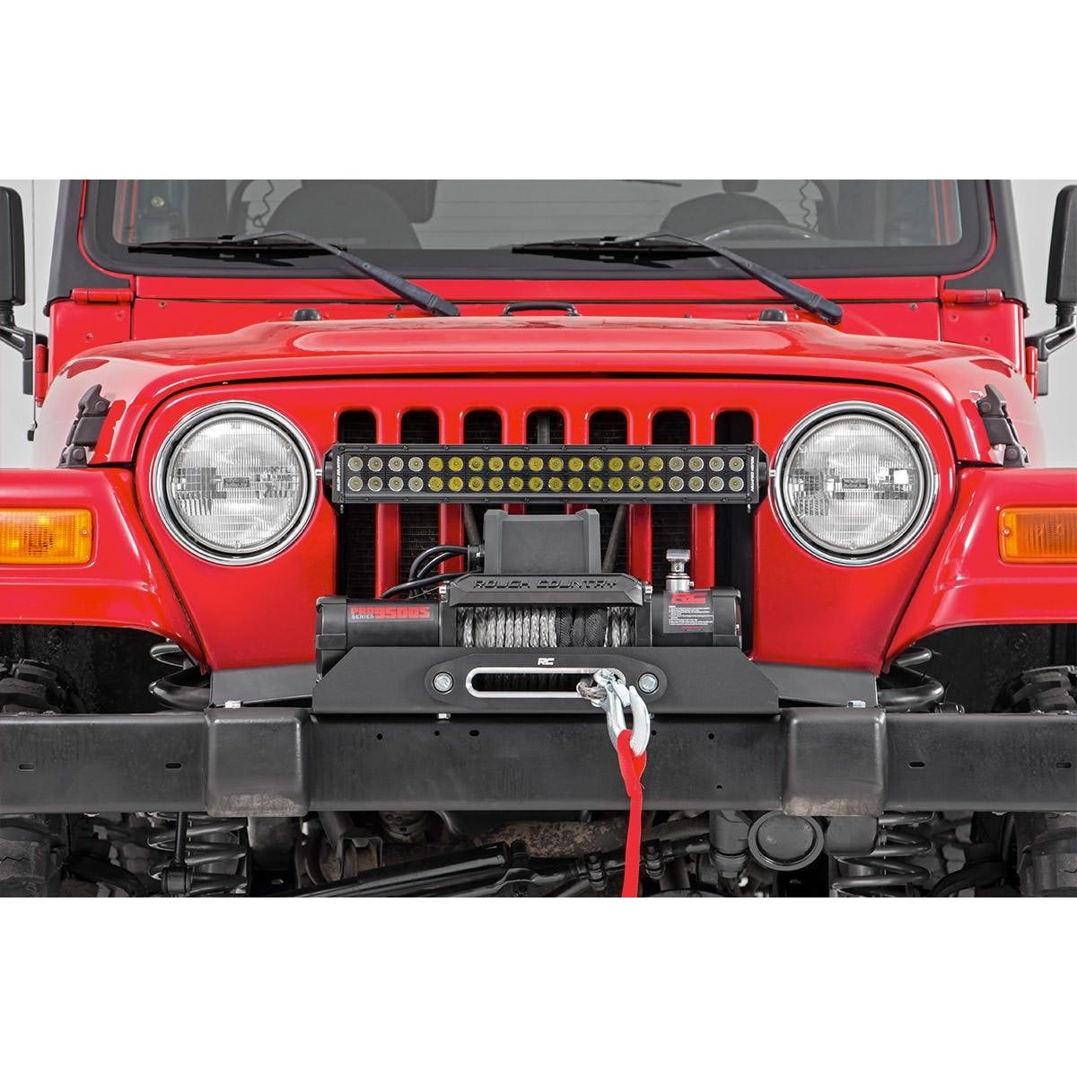 ROUGH COUNTRY Winch Mounting Plate | Jeep Wrangler TJ (97-06)/Wrangler Unlimited (04-06) | 1189
