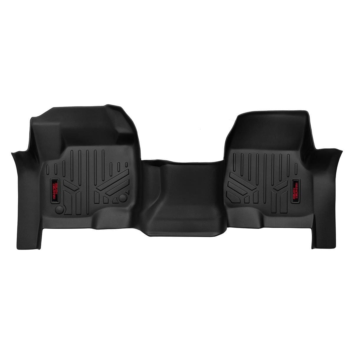 ROUGH COUNTRY Floor Mats | Front | Over Hump | Ford F-250/F-350 Super Duty 2WD/4WD (17-26) | M-5117