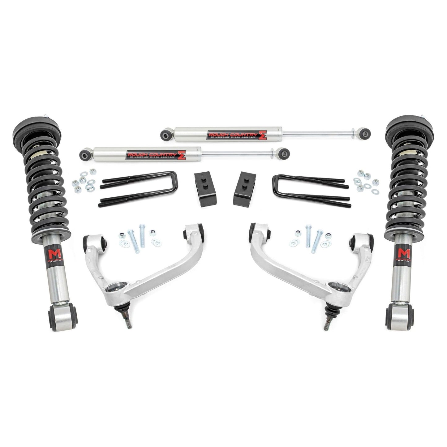 Rough Country M1 Struts w/M1 Rear Shocks 3 Inch Lift Kit I 54440