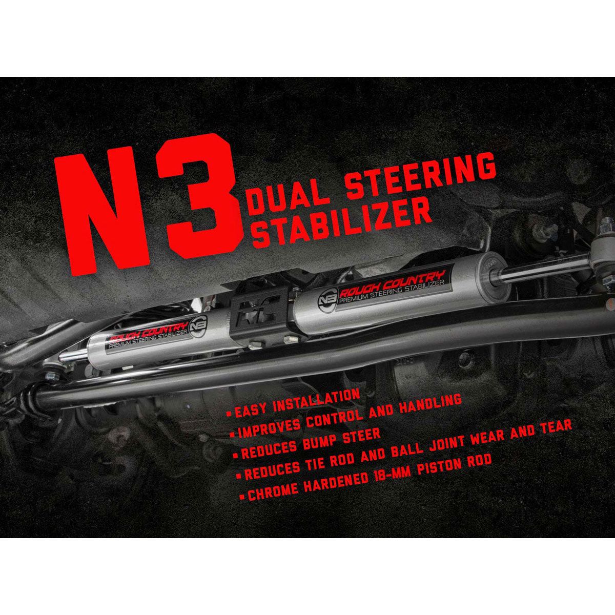 Rough Country N3 Steering Stabilizer I 8734930