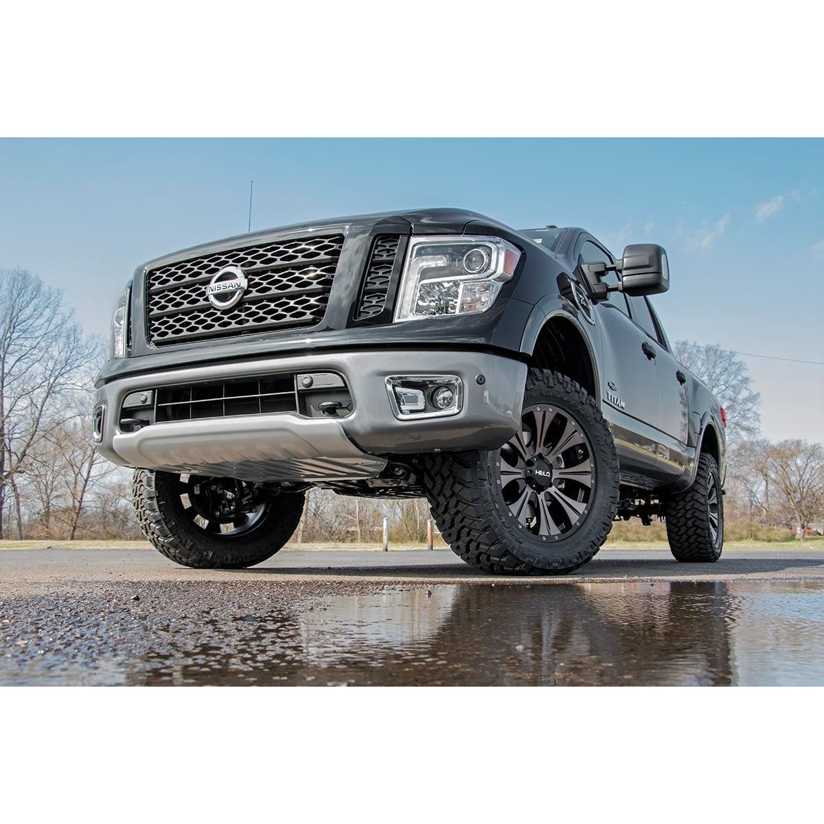 ROUGH COUNTRY 3 Inch Lift Kit | N3 Struts & Shocks | Nissan Titan 4WD (2017-2024) | 83431RED