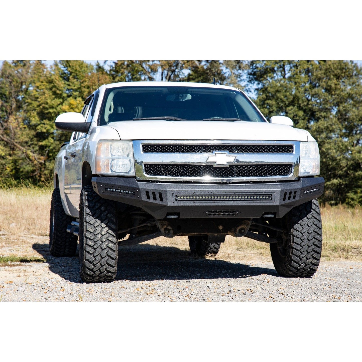 ROUGH COUNTRY Front High Clearance Bumper | Chevy Silverado 1500 2WD/4WD (2007-2013) | 10910