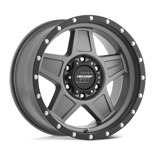 Pro Comp Alloys PA35 PREDATOR DARK GRAY WITH BLACK LIP