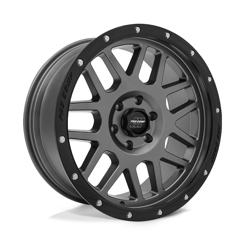 Pro Comp Alloys PA40 VERTIGO DARK GRAY WITH BLACK LIP