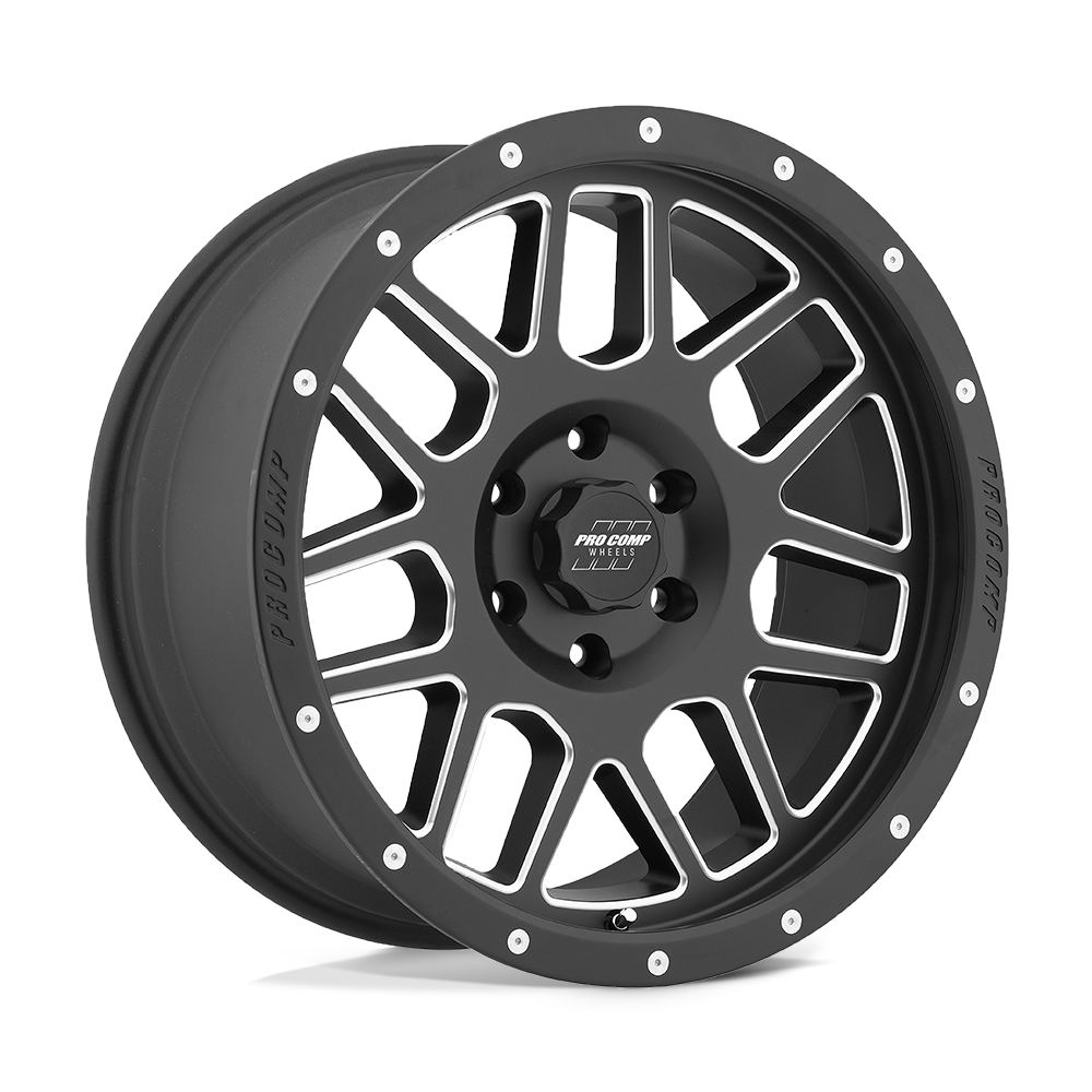 Pro Comp Alloys PA40 VERTIGO SATIN BLACK MILLED