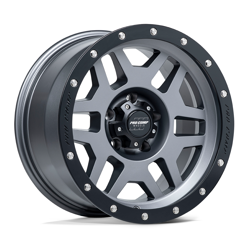 Pro Comp Alloys PA41 PHASER MATTE GRAPHITE WITH BLACK LIP