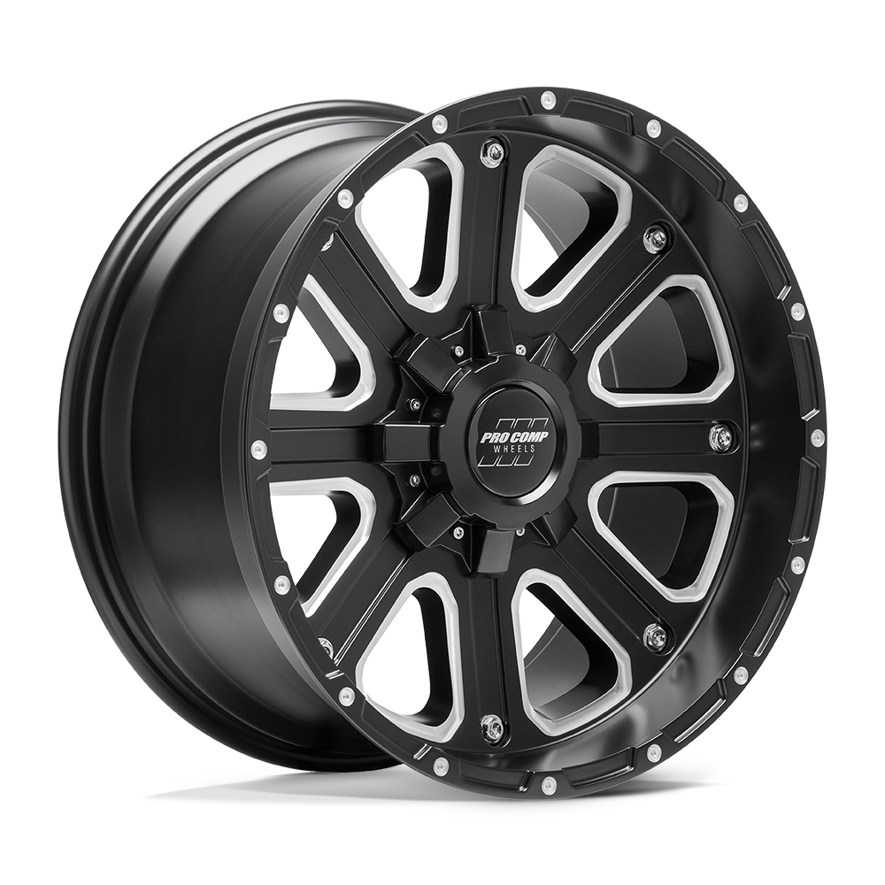 Pro Comp Alloys PA72 AXIS SATIN BLACK MILLED