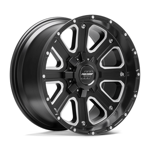 Pro Comp Alloys PA72 AXIS SATIN BLACK MILLED