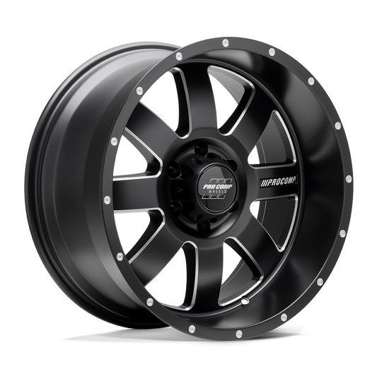 Pro Comp Alloys PA73 TRILOGY SATIN BLACK MILLED